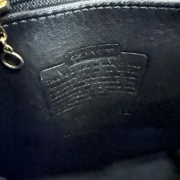 Coach Black Leather Daypack Backpack with Gold Hardware main image 4